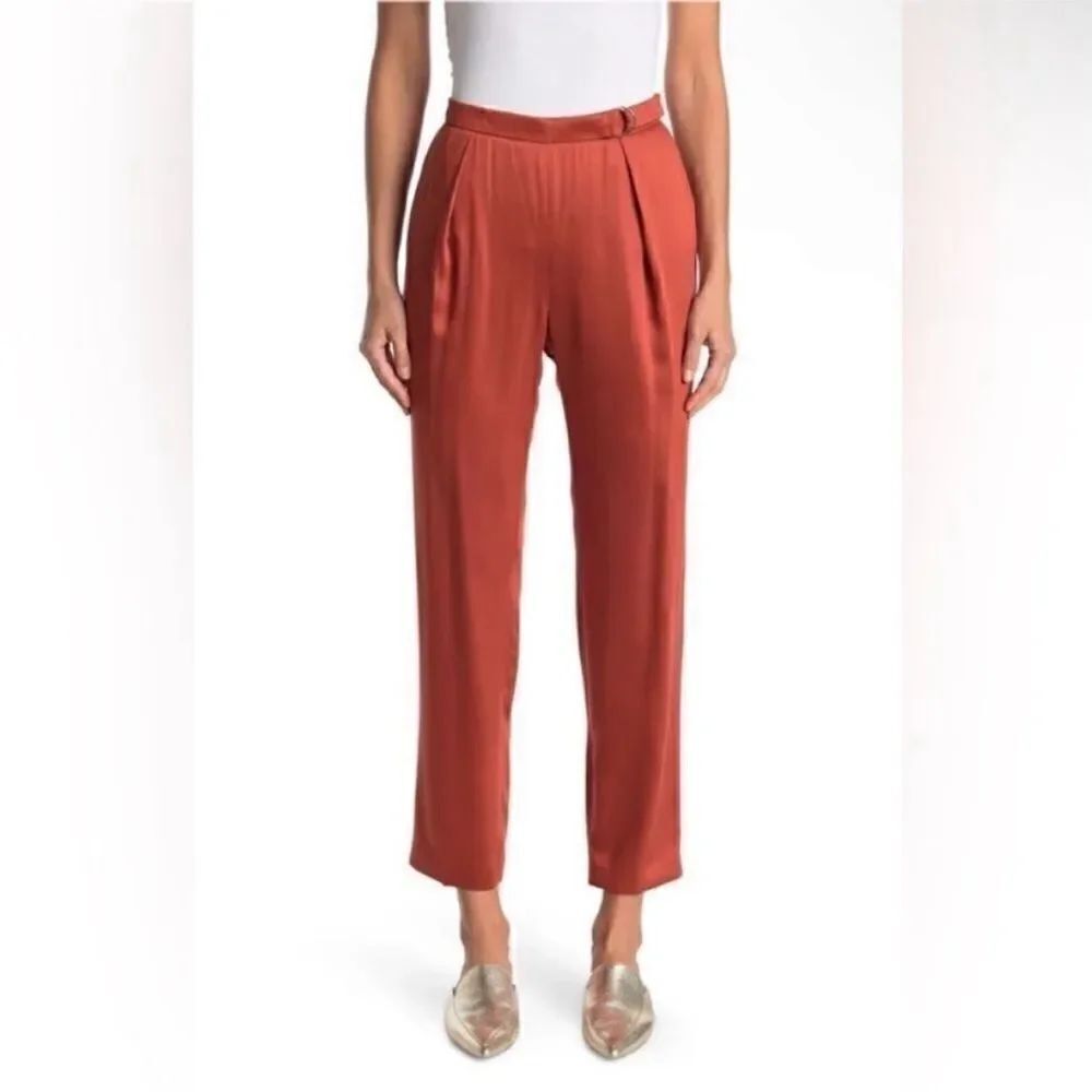 Ted Baker NWT Camilat Tapered Leg Trouser Pants in
Rust Size 8